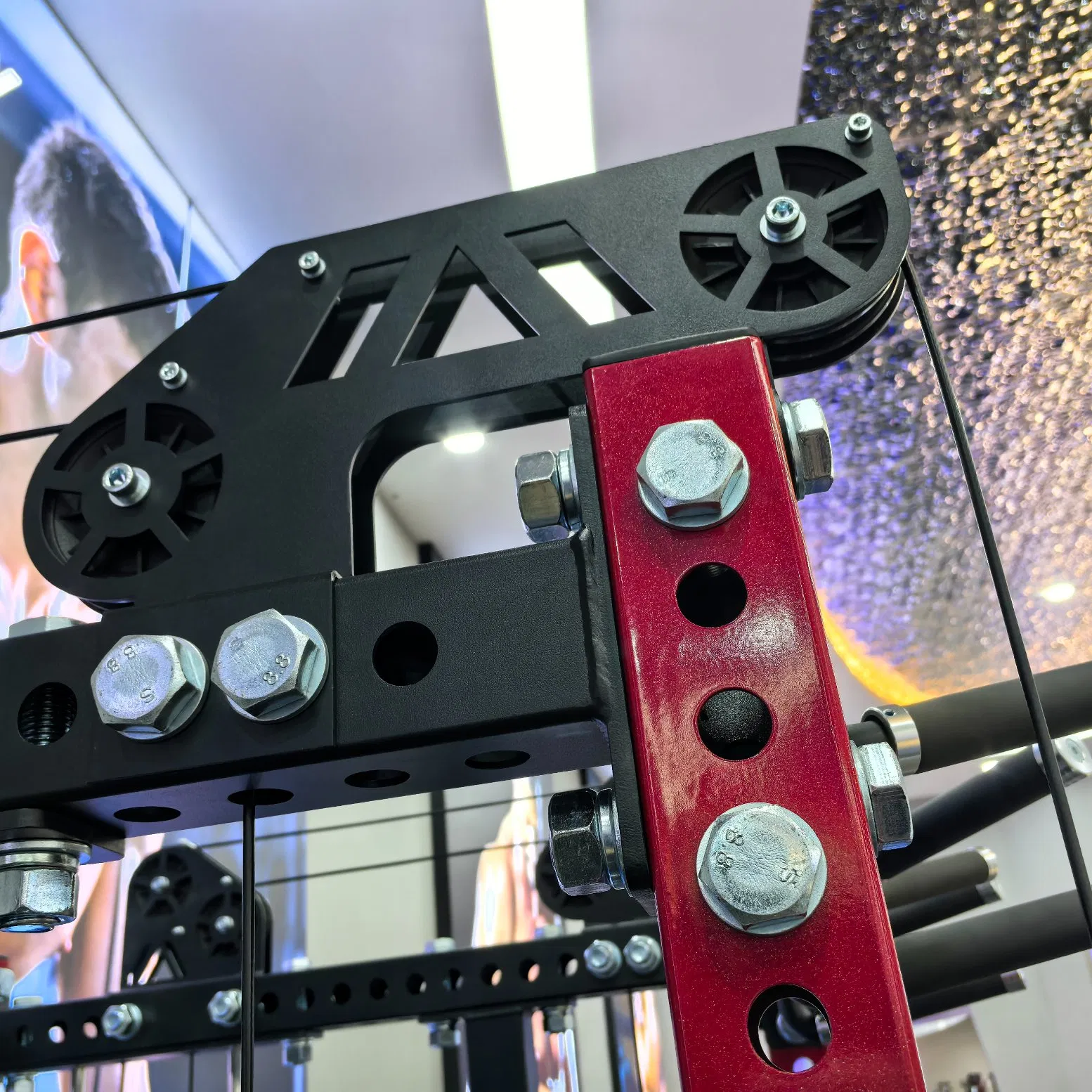 China Factory Power Cage Half Rack Multi-Functional Gym Equipment Smith Machine Fitness Squat Rack