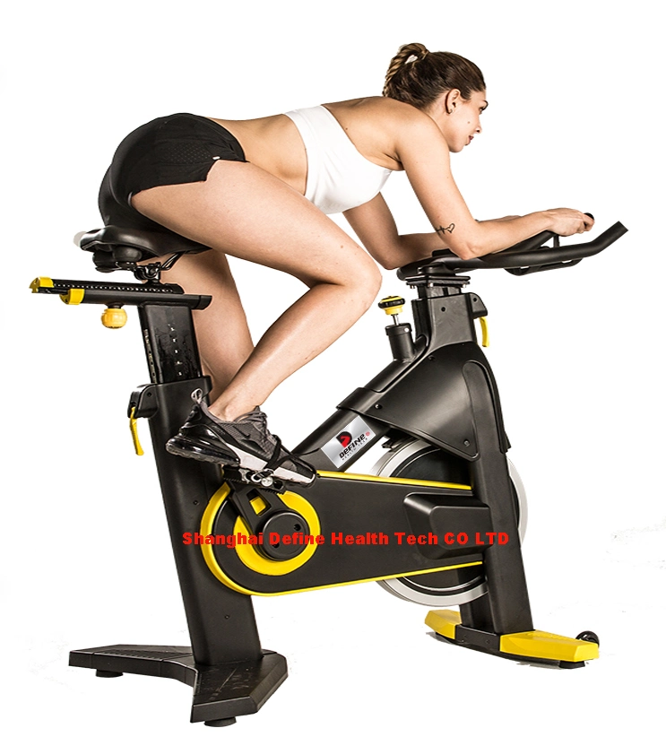 Best commercial spinning bike, professional indoor cycle, Define Health Tech - New Professional Cycle Connect Spinning Bike -HB-2018