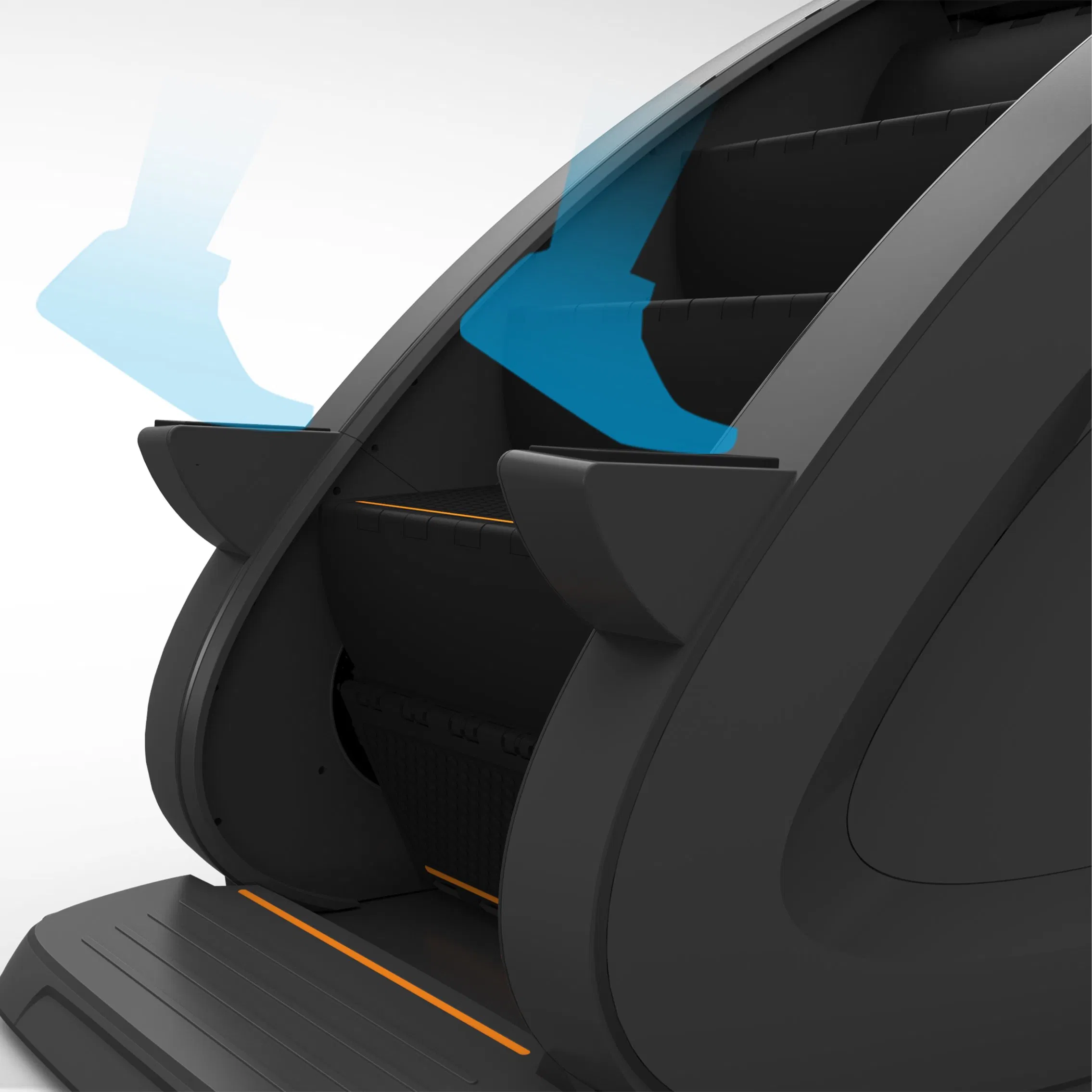 Light Commercial Stair Trainer Machine Touch Screen Climbing Machine Climber