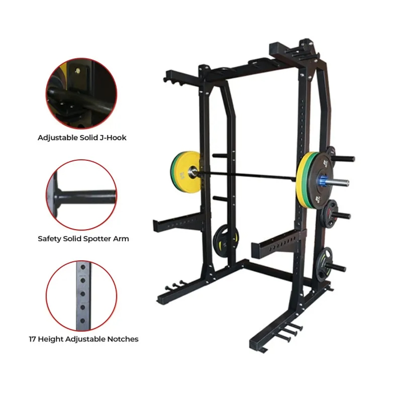 Hot Selling Multifunctional Commercial Fitness Gym Equipment Power Half Squat Rack