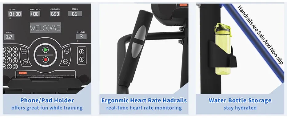 Phone Holder and Heart Rate Sensors