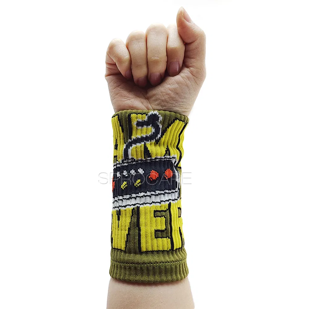 Sweat Wrist Bands, Wrist Sleeve, Customized Design