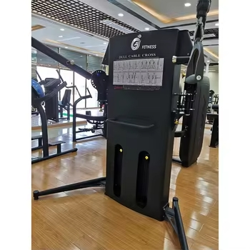 Professional Dual Cable Functional Trainer with Lat Pulldown Chest Press and Rotational Training Capabilities for Commercial Gyms and Fitness Studios