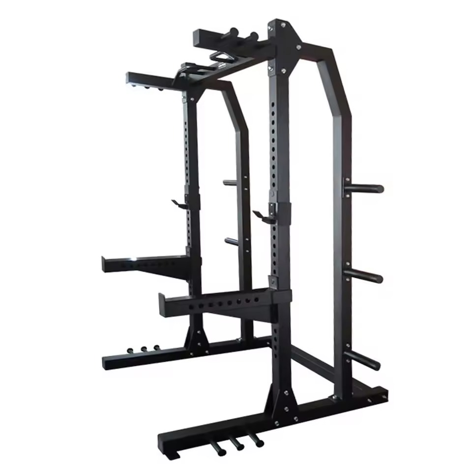 Hot Selling Multifunctional Commercial Fitness Gym Equipment Power Half Squat Rack