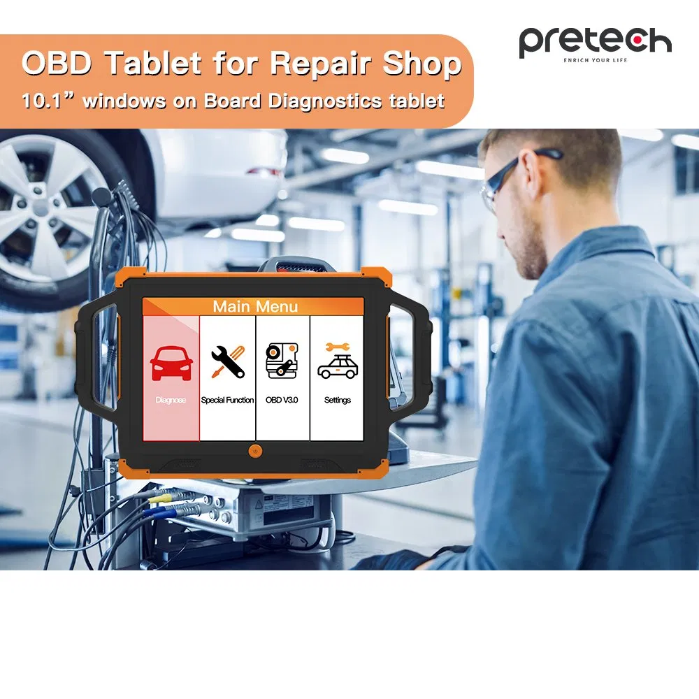 10.1 Open Frame Car Diagnostic Tablet PC OBD Embedded Tablet N4120 Windows Tablet