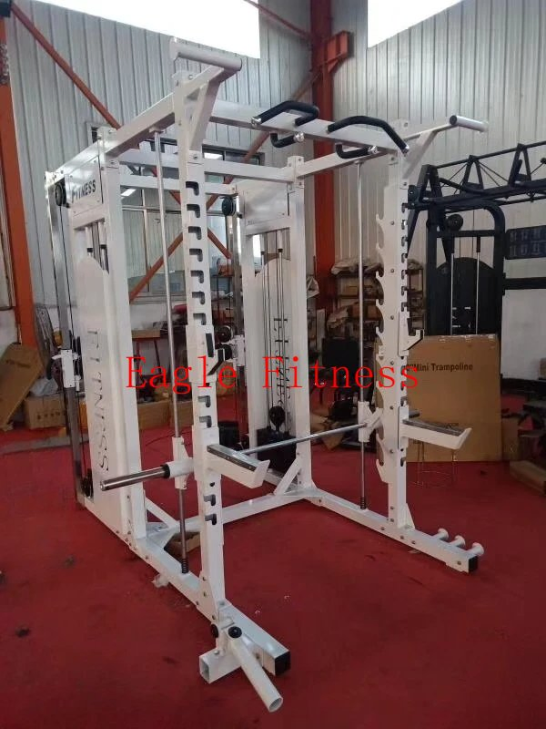 Comprehensive Functional Trainer Power Squat Rack Smith Machine All-in-One Multifunctional Rack