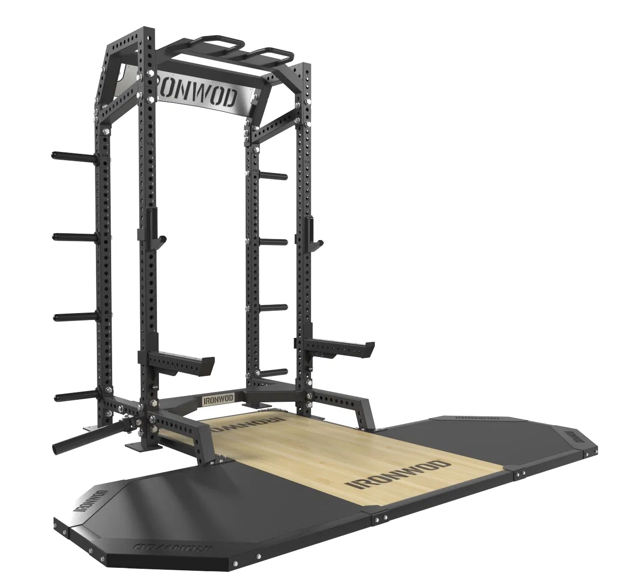 Multifunctional Squat Power Rack with Weight Plate Storage From China Manufacturer