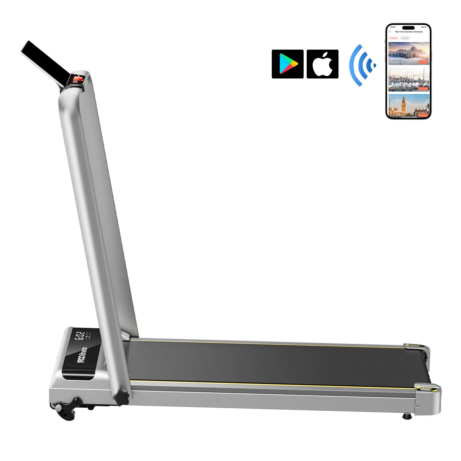 Ypoo Customized Durable Home Gym 120kgs Max Weight Small Compact Walking Pad