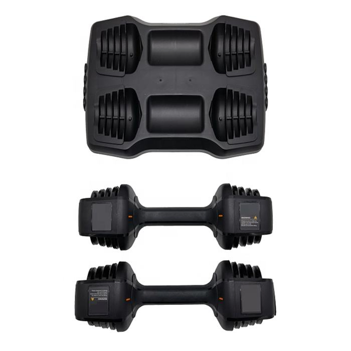 Durable Steeladiustable Gym Dumbbell Set 25lb Professionaldisassembled for Strength Training
