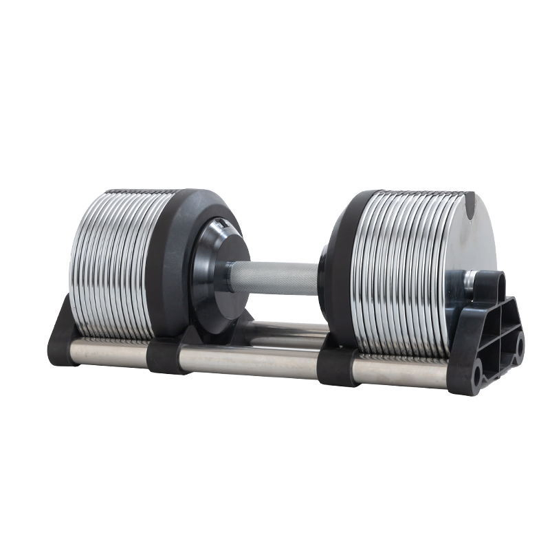 Adjustable 1kg Increase Steel Dumbbell Incremental Quick Adjustment Smart Handle Home Fitness Equipment 20-36kg