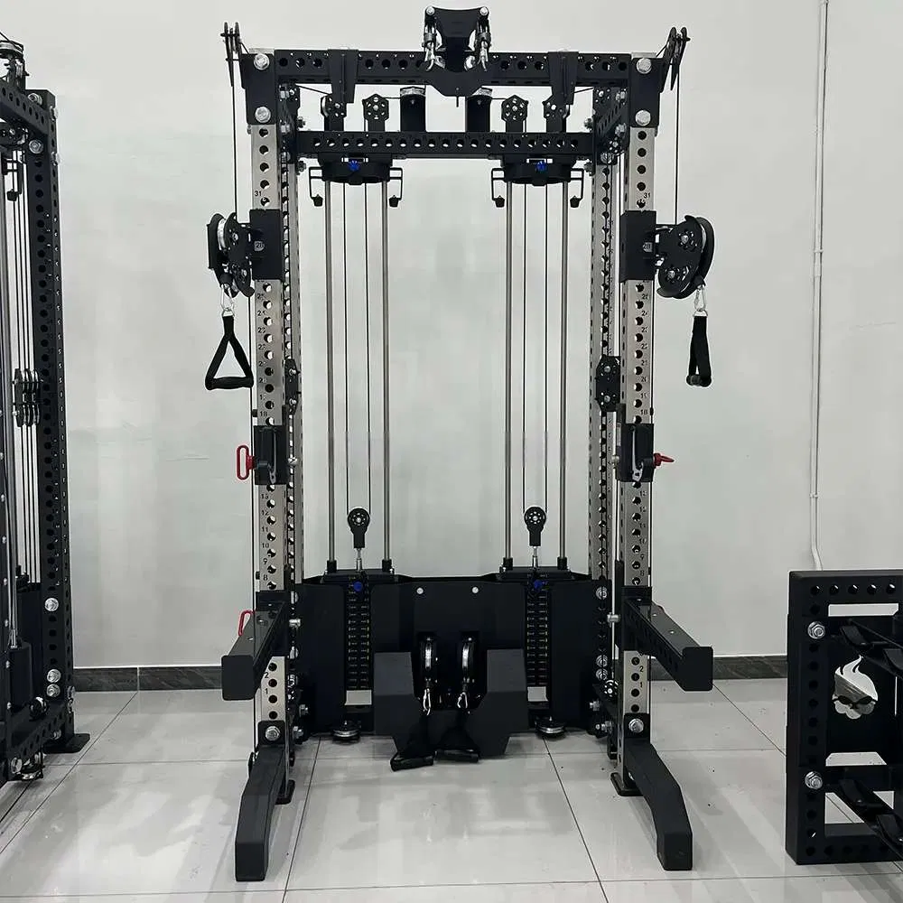 Versatile Cable Machines Gym with Multi Functional Trainer Power Rack for Home Use