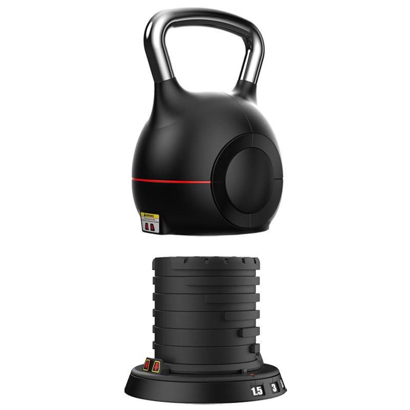 7-in-1 Adjustable Kettlebell Set - Quick-Change Free Weight Kettlebell for Home/Gym Workouts, Fitness