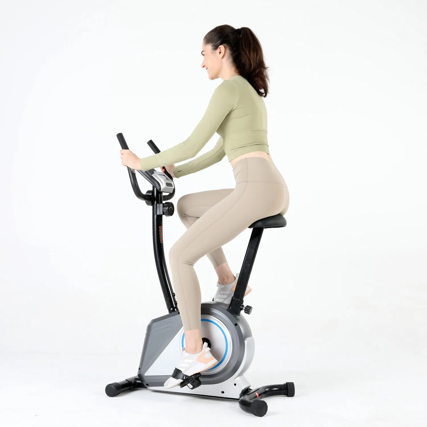 8-Level Magnetic Resistance Fitness Exercise Bike for Sports Indoor Home Workout
