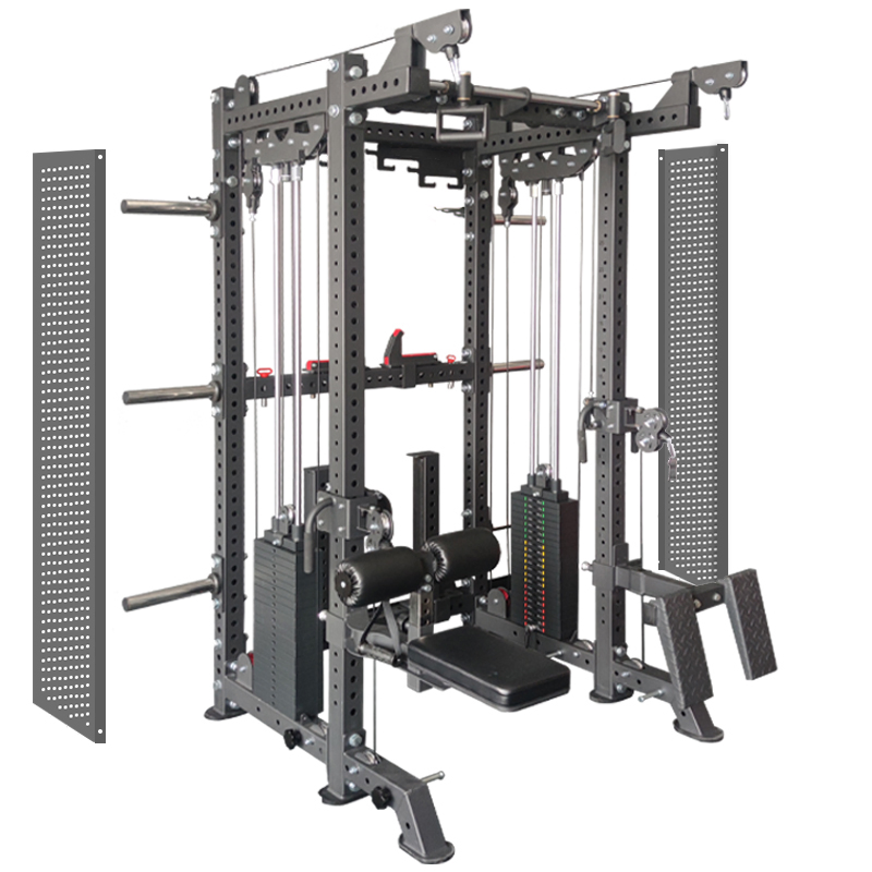Factory Wholesale Gym Equipment Multifunctional Cable Power Rack with Pulley System and Rack Training Accessories