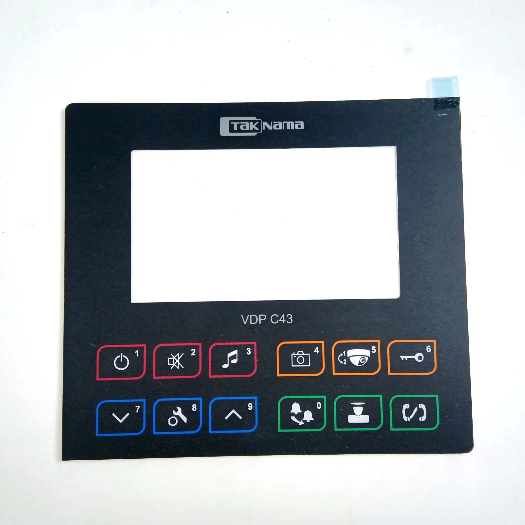 Custom Embossed Texture Membrane Switch and Metal Domes Membrane Keyboards