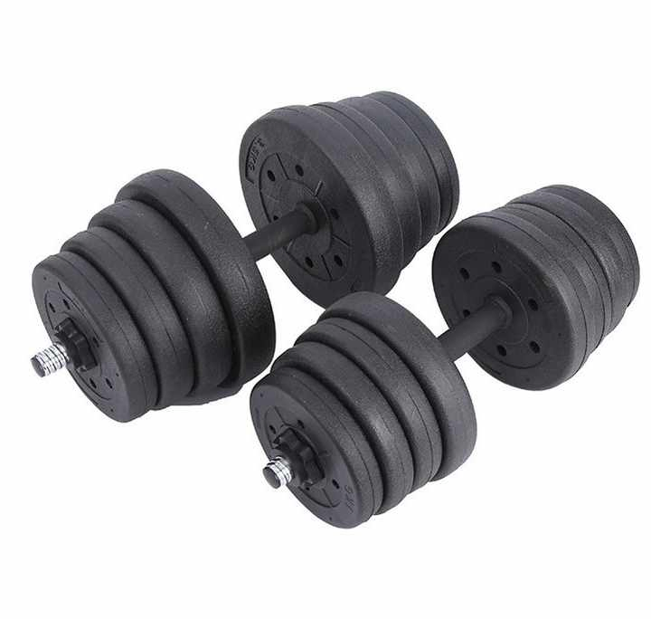 Gym Equipment Fitness Dumbbells Set Cement Adjustable Dumbbell Set
