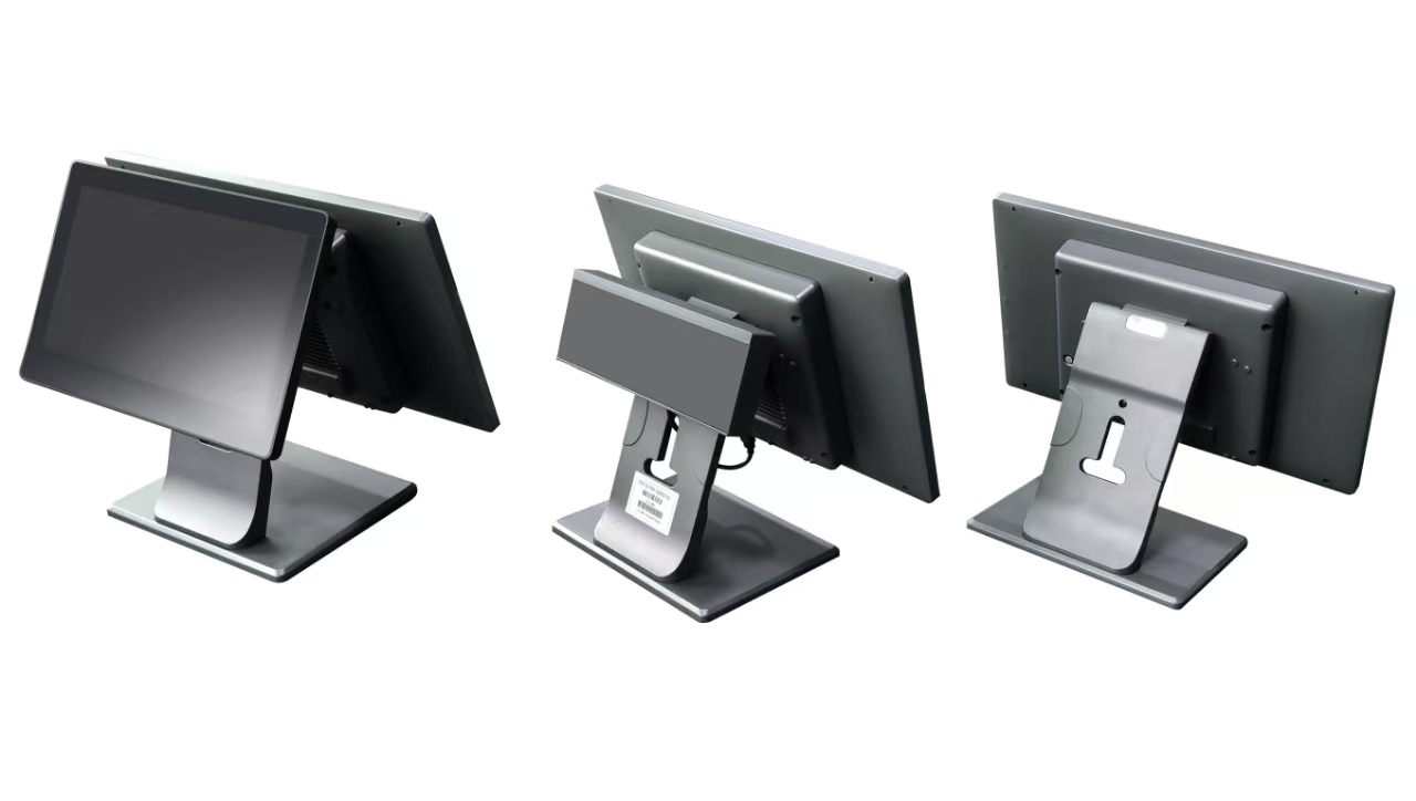Durable 15.6" All-in-One POS System with Slim Aluminum Body, Windows/Android OS