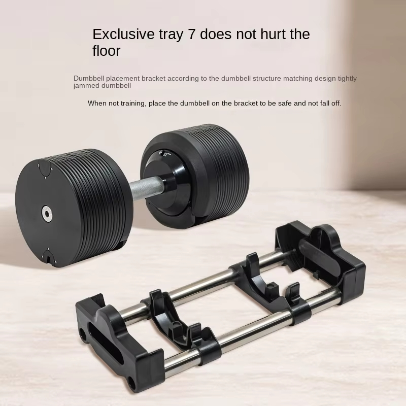 Adjustable 1kg Increase Steel Dumbbell Incremental Quick Adjustment Smart Handle Home Fitness Equipment 20-36kg