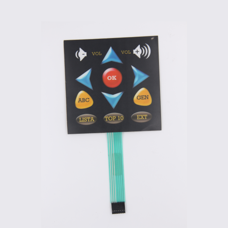Smart Electronics China Factory Custom Membrane Switch Panel Keyboard Poly Dome Keypad Button Membrane Switch Keyboard
