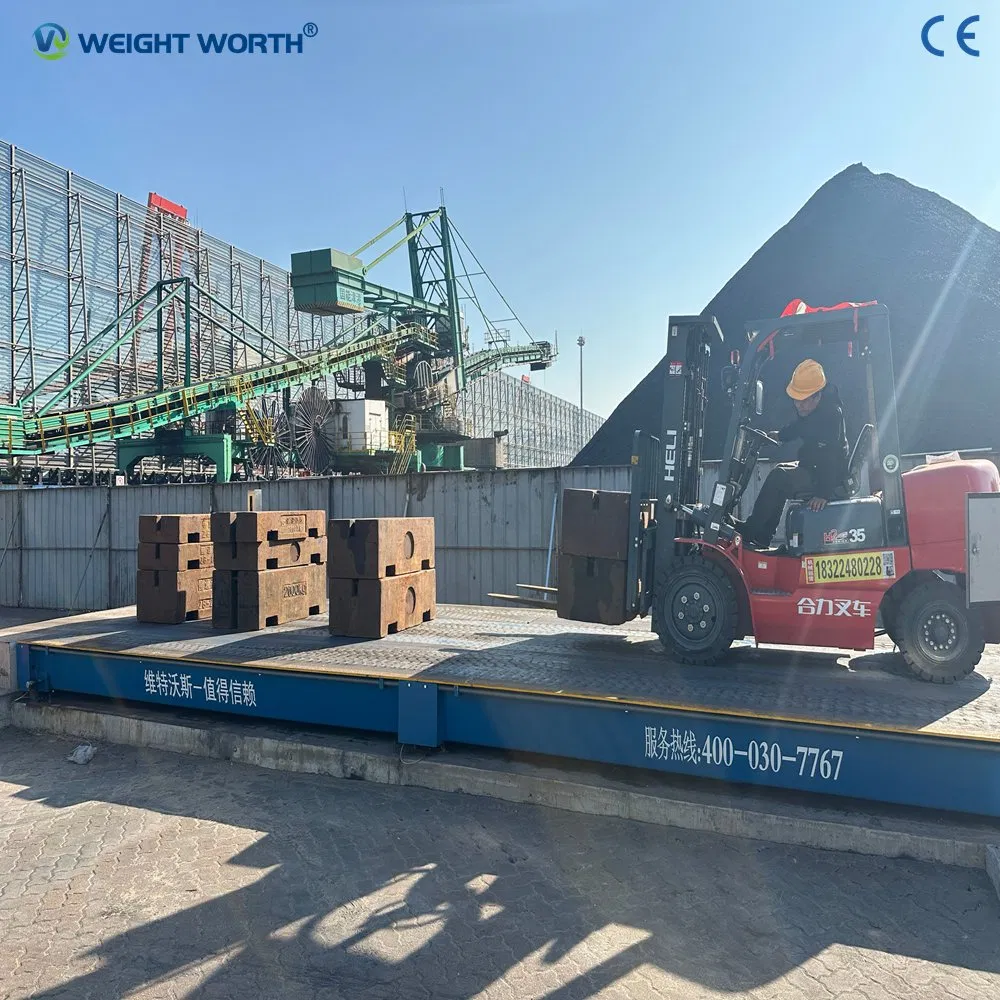 Automated Data Recording Weatherproof Display Digital Weighbridge System