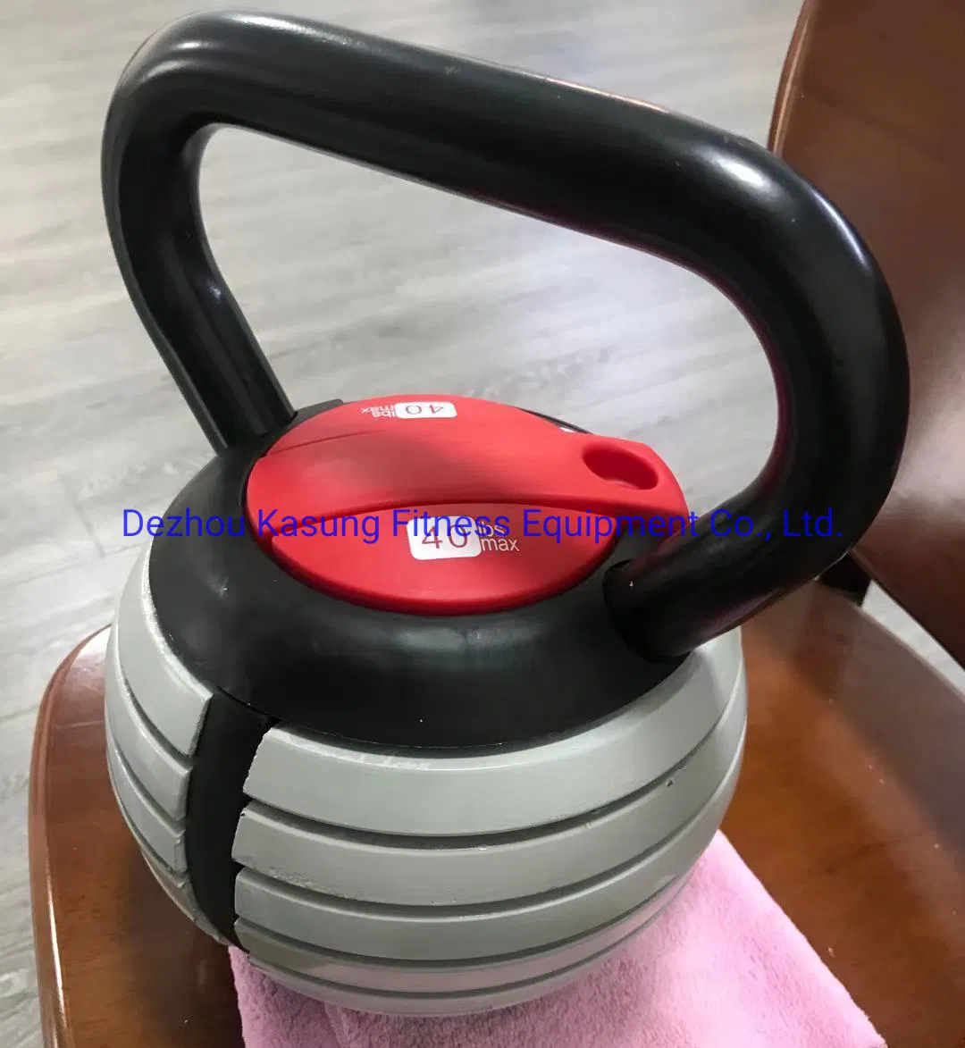 Excellent Adjustable Kettlebell with 40lb Weights