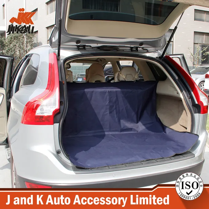 Cargo Liner with Pocket Black Dog Pet Car SUV Trunk Cover