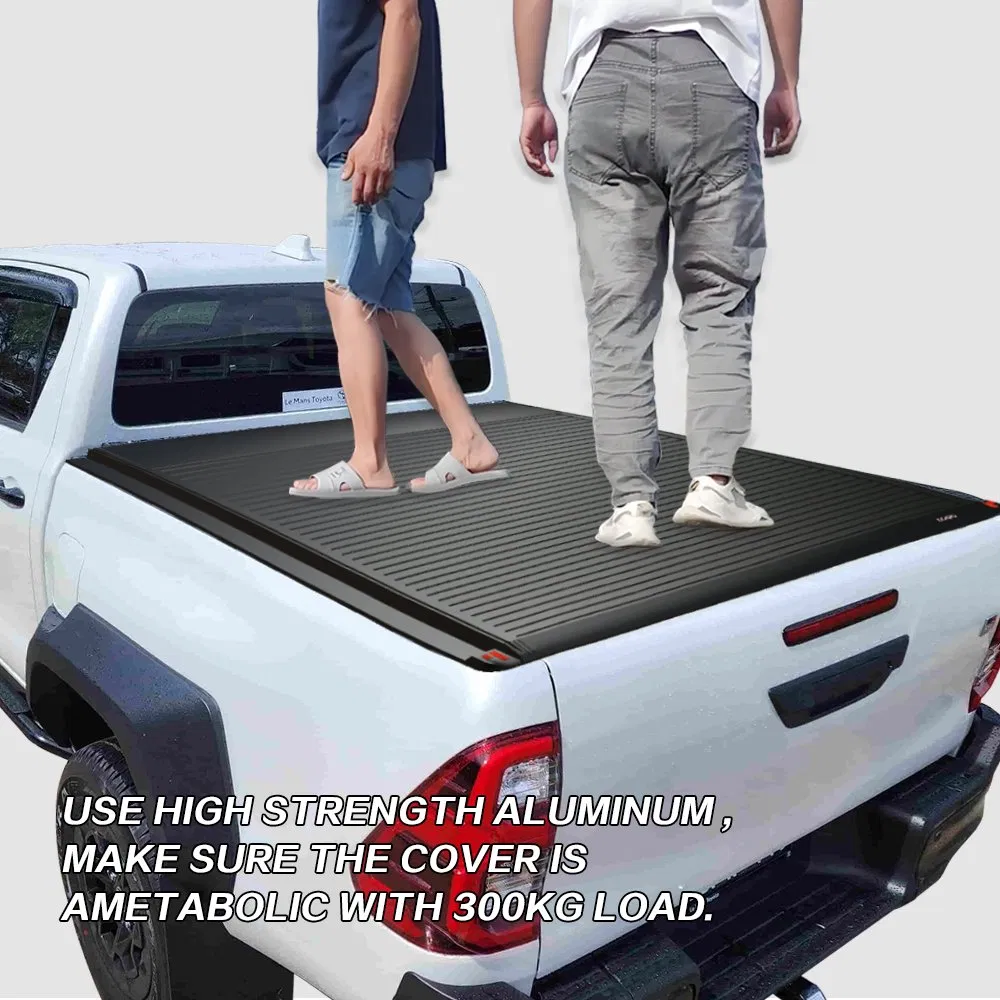 Pickup Electric Automatic Roller Shutter Lid Rear Truck Bed Cover Retractable Tonneau Cover for Toyota Hilux 2025