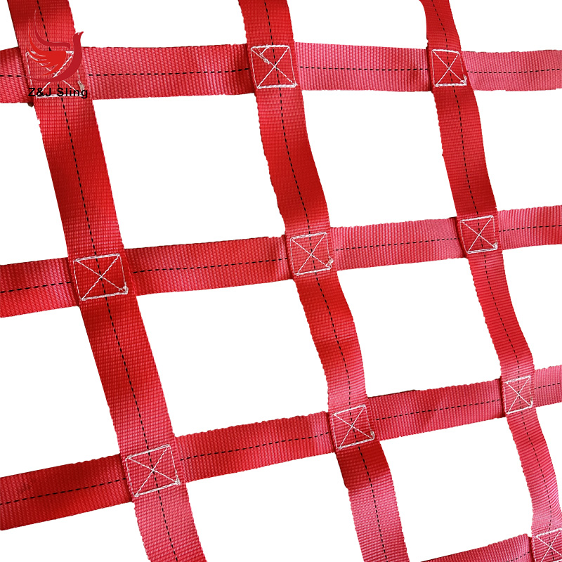 Heavy Duty Cargo Webbing Net Trailer Net Container Net Lifting Net