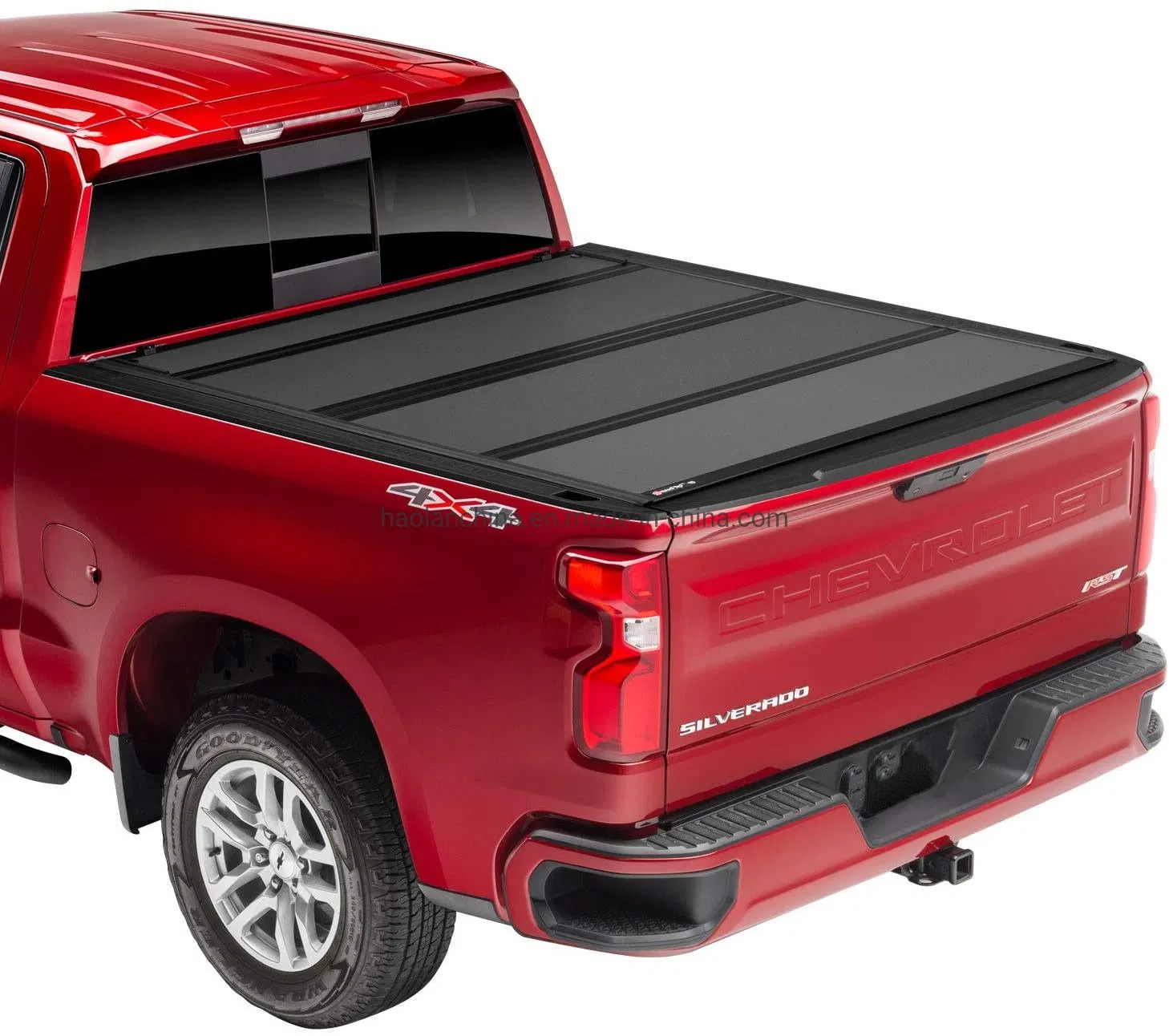 OEM Aluminum Hard Tri Folding Tonneau Cover Truck Fit for Silverado 5.8FT Bed and 6.5FT Bed Cover