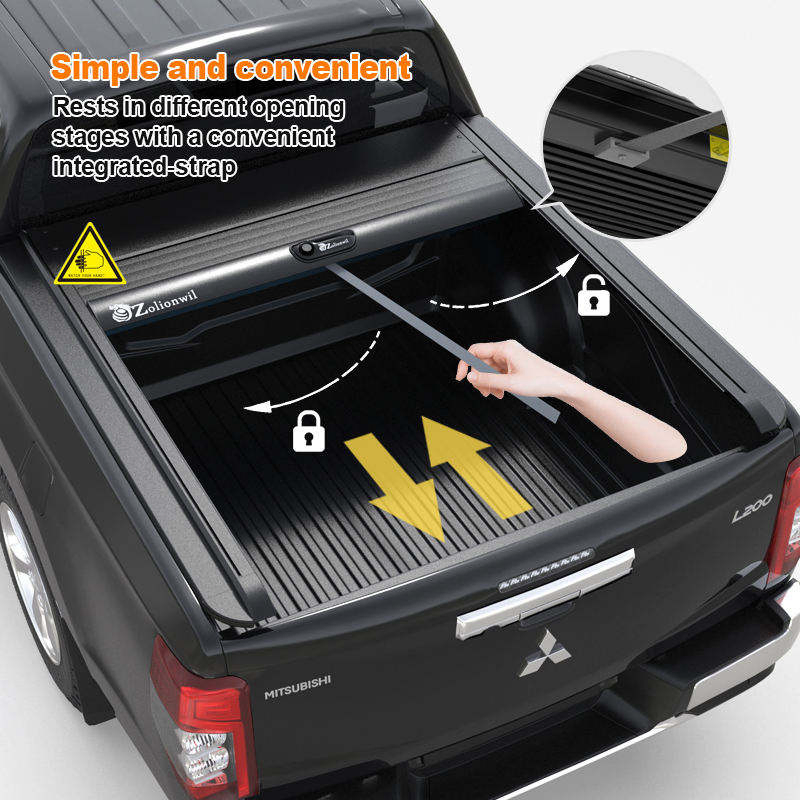 5.5FT 4X4 Tonneau Cover Truck Bed High Load Capacity