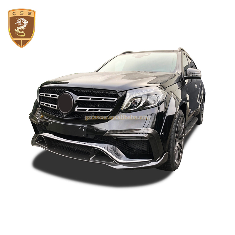 Modified Parts B Style Carbon Fiber Car Wheel Fender Flare for Mercedes Bens GLS X166