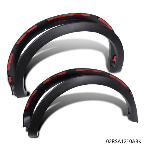 4*4 Pickup Accessory PP Material Plastic Wheel Arch Fender Flare for 2004-2008 F150 Styleside Factory Style Wheel Covers Fender Flares Black