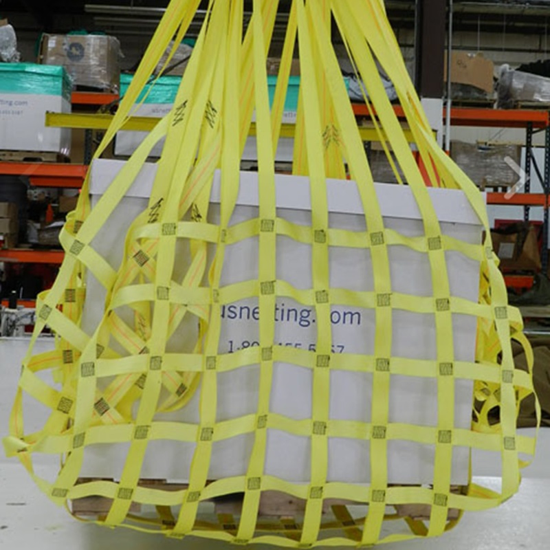 High Quality Durable Webbing Climbing Cargo Net with Eyelets