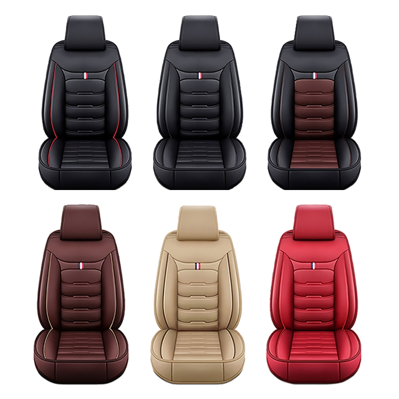 Xiangta OEM ODM Full Set Sport Universal PVC Leather Car Seat Cover