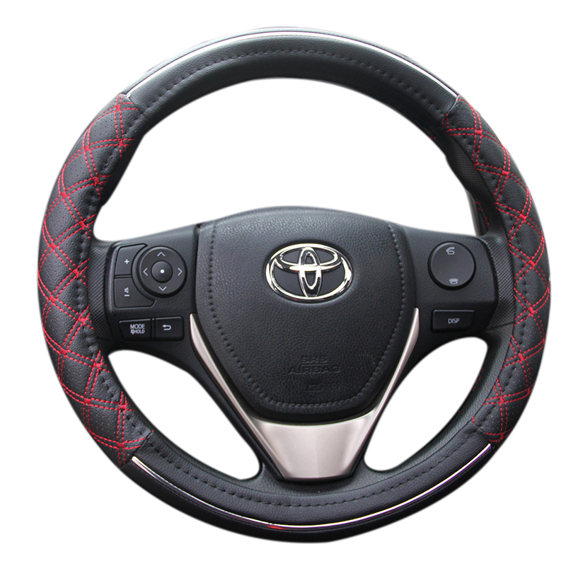 Channel Good High Quality 15inch Universal PU Auto PVC Steering Wheel Cover 80481