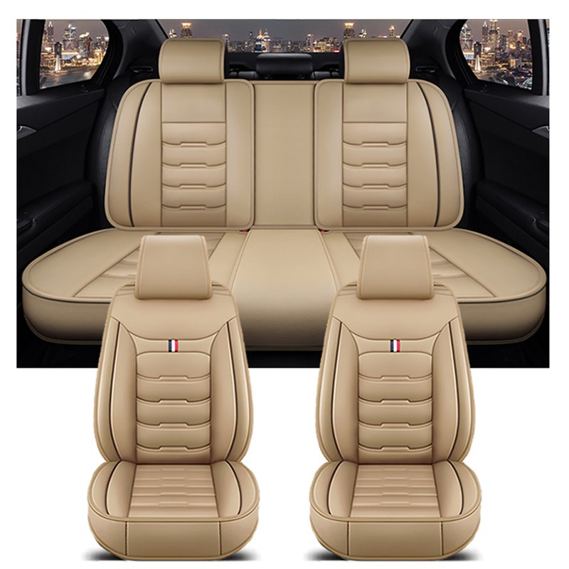 Xiangta OEM ODM Full Set Sport Universal PVC Leather Car Seat Cover