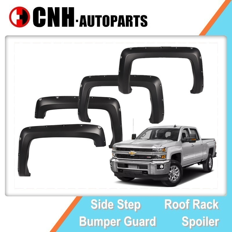 off-Road Fender Flares for Chevrolet Silverado 2500HD 2014-2018 Wheel Arches