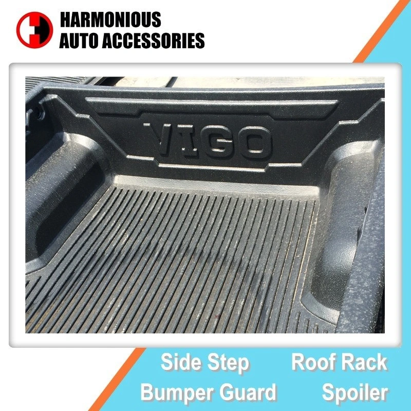 Auto Accessory Trunk Bed Liner for Pick up 2012-2014 Hilux Vigo Champ HDPE Truck Cargo Mat