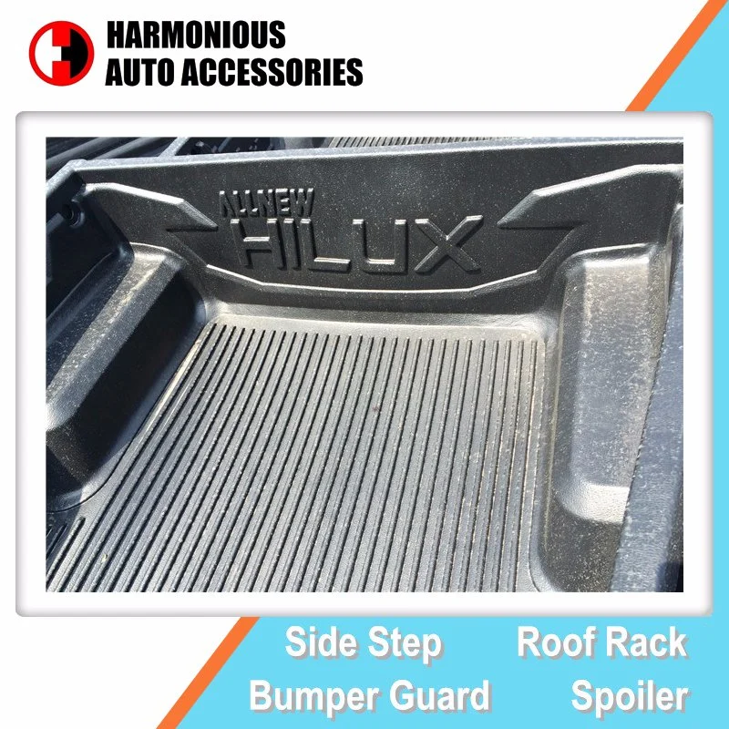 Auto Accessory HDPE Trunk Bed Liner for Toyota Hilux Revo 2015, Rocco 2018 Truck Cargo Mat