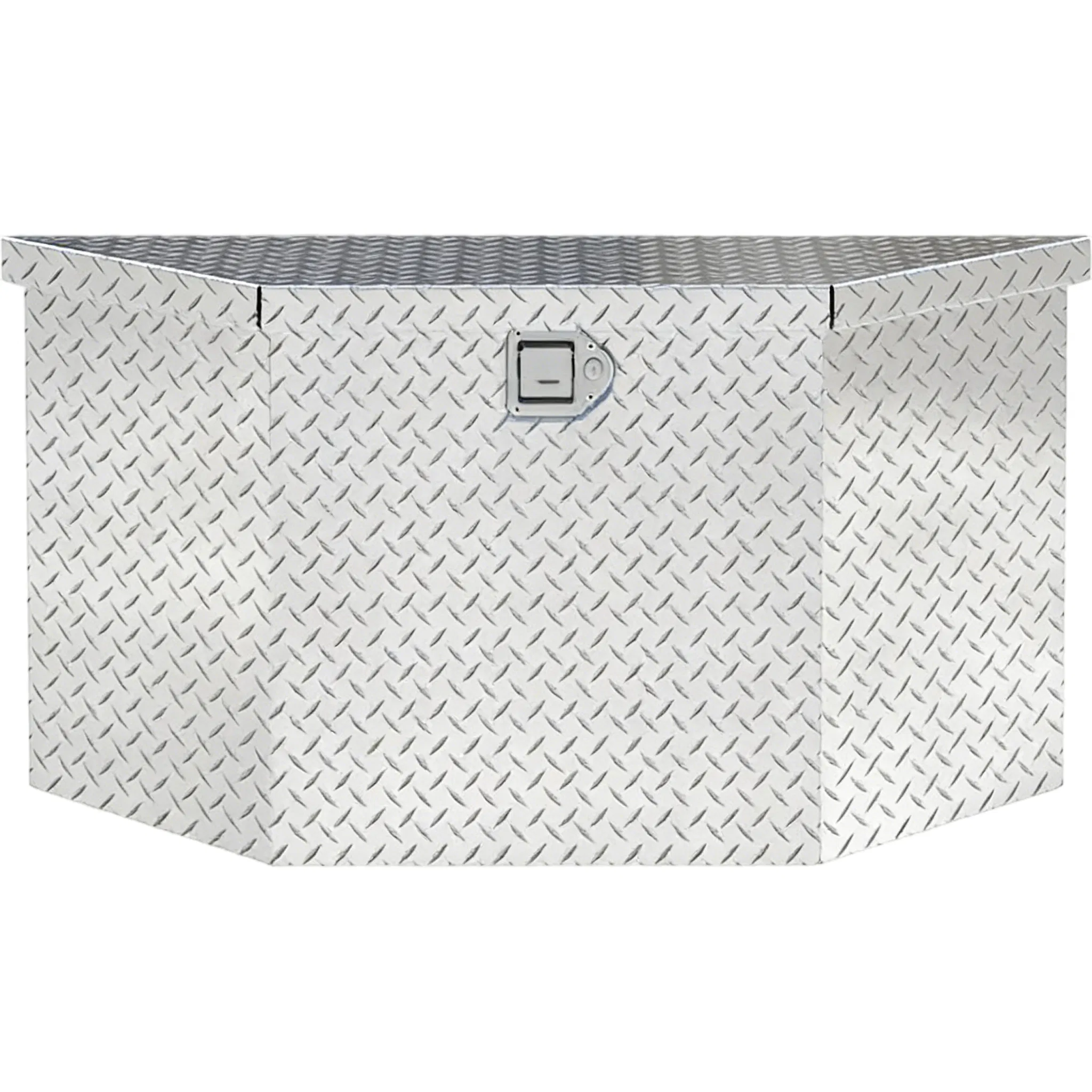 Single Lid Flush Mount Tool Box Aluminum Mount Truck Tool Box