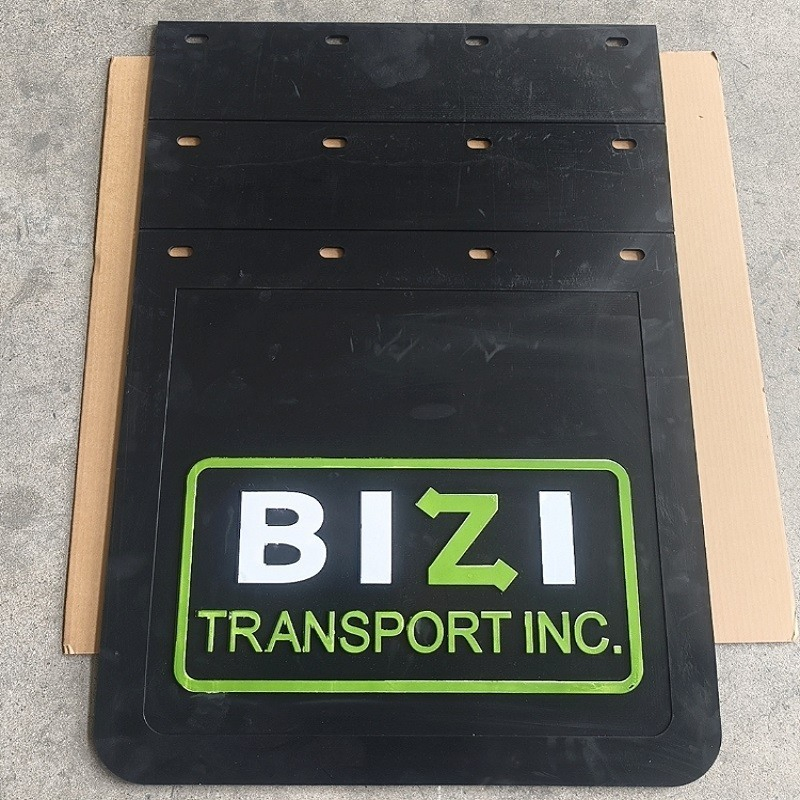 Custom Molded Logo Mud Splash Guard Rubber Truck Mud Flap for Semi Trucks Trailer