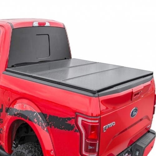 OEM Aluminum Alloy Tonneau Cover Truck Bed Cover Hard Tri Folding Tonneau Cover for Tacoma /Revo/Vigo/Np300/L200/RAM /Gmc/F150/Toyota Tundra