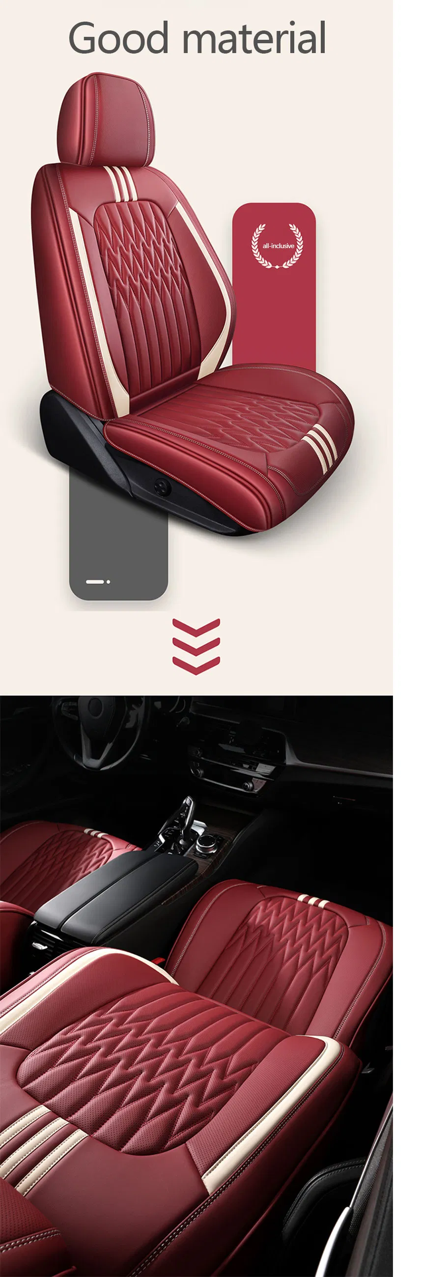 High Quality Luxury Leather Car Seat Covers