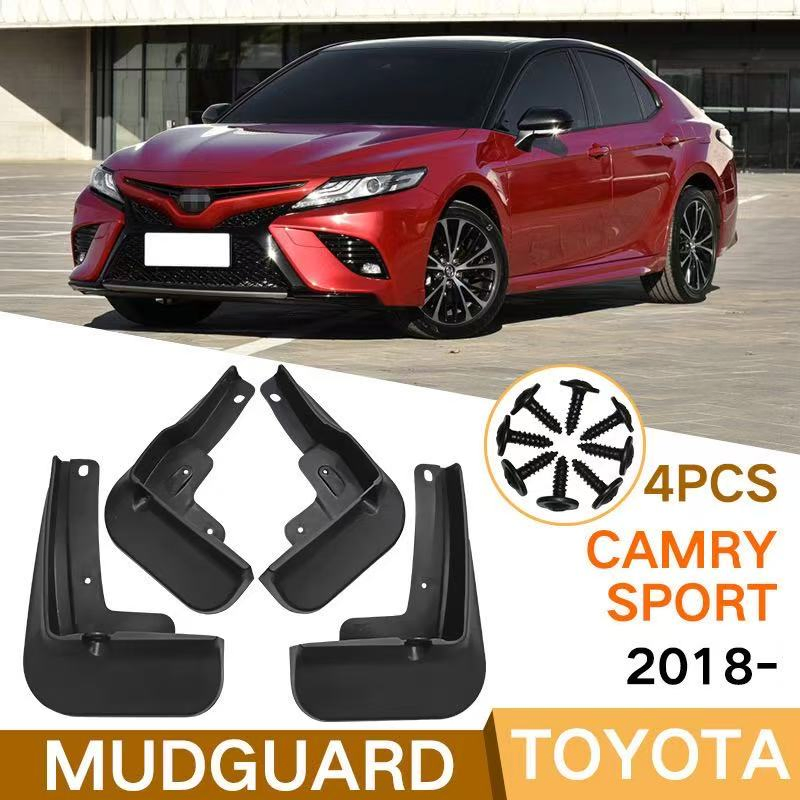 Mud Flaps Kit for for Chr Corolla RAV4 Camry Highlander Mud Splash Guard Fender Front and Rear 4-PC Set