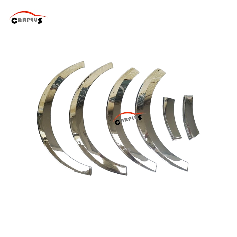 Car Fender Flare for Hiace 2005 2018 Chrome Color Wheel Fender Flare Auto Wheel Arch Fender Flare Chrome Color