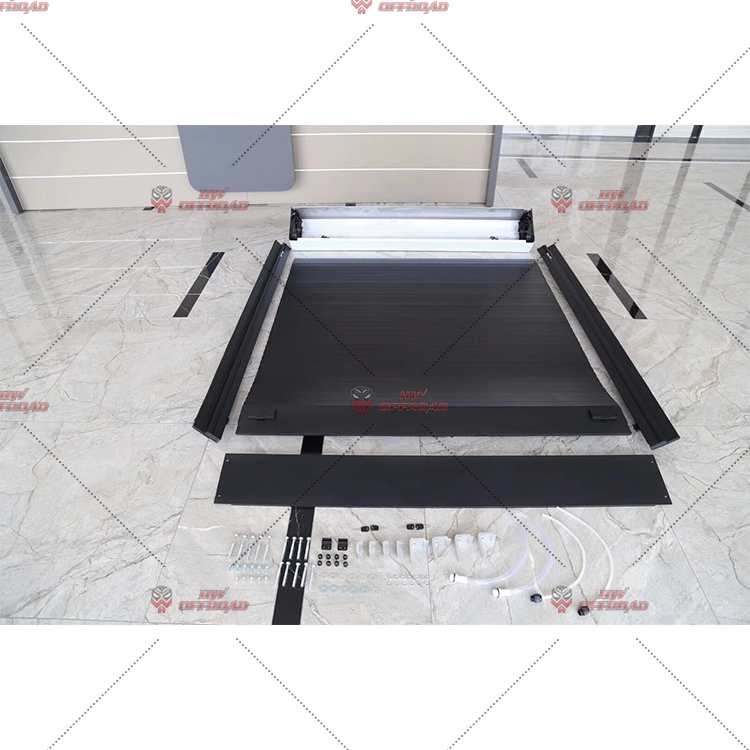 Manual Sliding Retractable Tonneau Cover for Ford Ranger 2012-2021 Raptor Truck Bed Cover with One-Lock