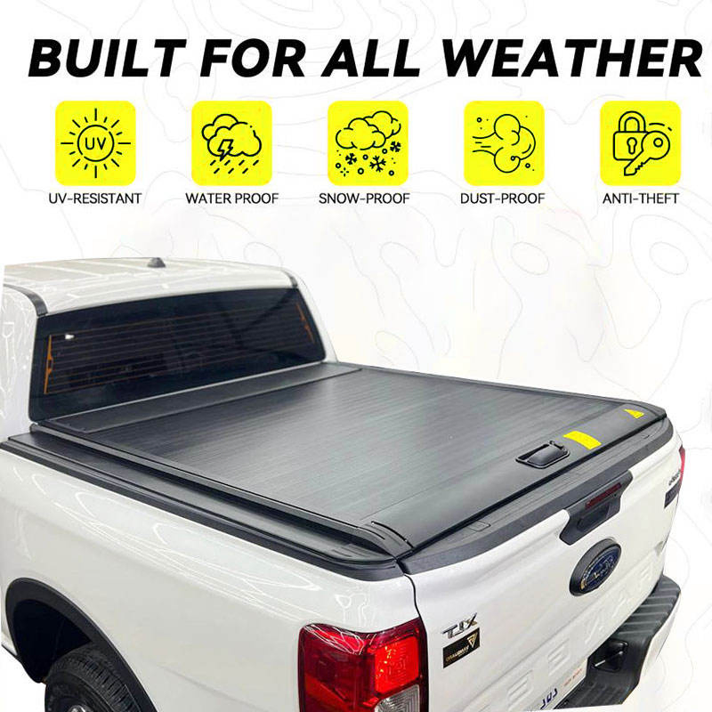 High Strength 5.5FT Tonneau Cover Truck Bed 4X4
