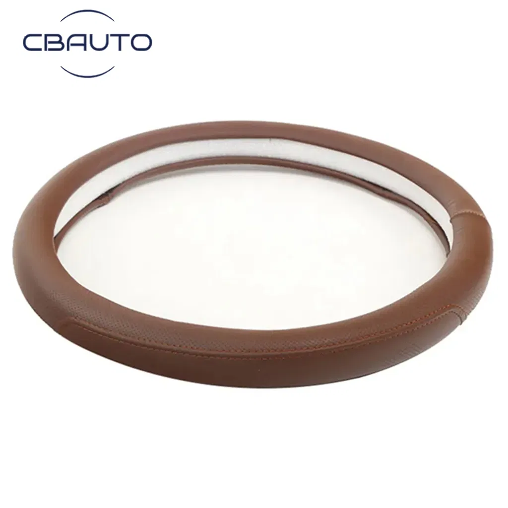 Car Interior Accessories Manufacturers Wholesale PU Steering Wheel Cover Car Anti-Skid Four Seasons Universal Handle Cover