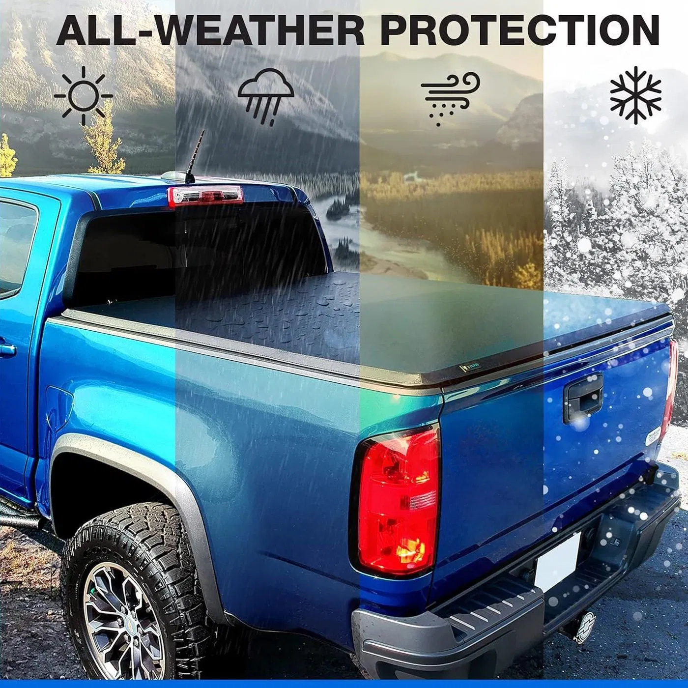 Customized Waterproof Truck Bed Cover for Toyota Vehicles