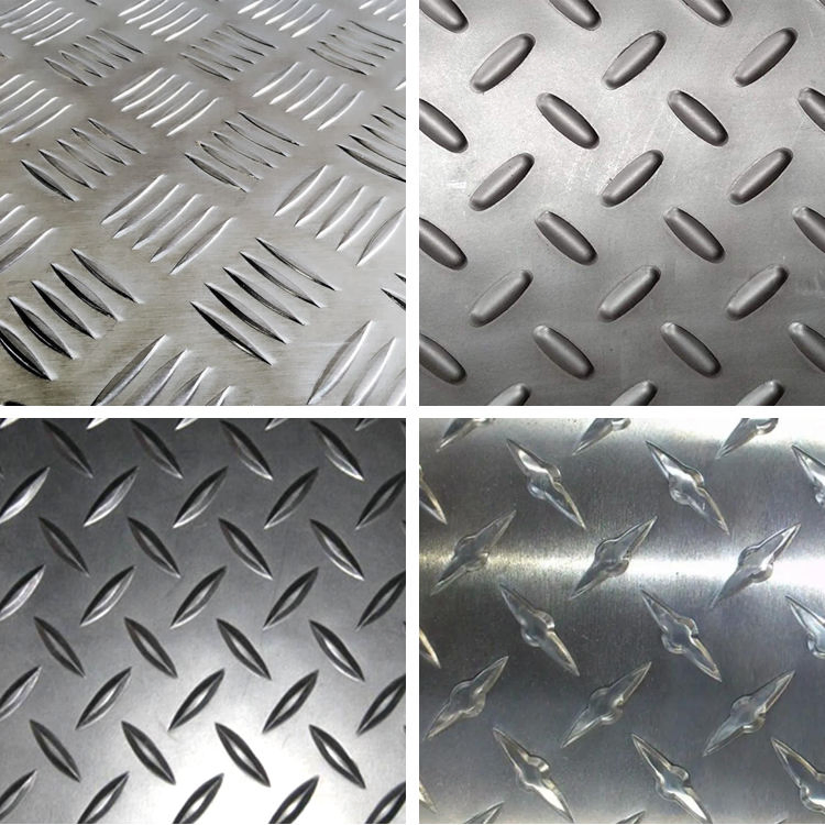 1mm-10mm SUS 201 202 304 304L 316L 317L 309S 321 430 2205 Diamond Checkered Embossed Anti Slip Anti-Skid Non-Slip Ss Stainless Steel Floor Plate for Decoration